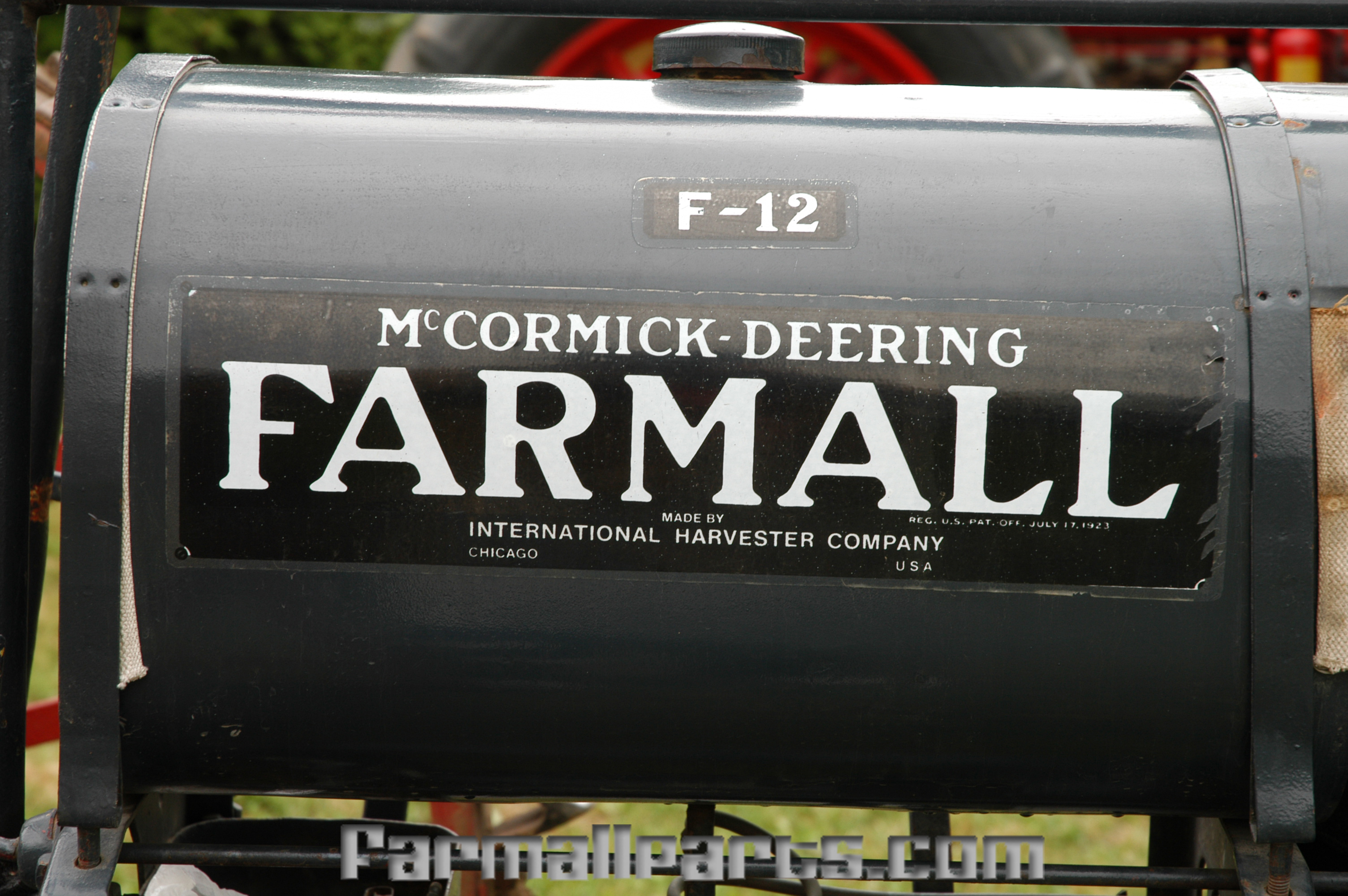 International Harvester Farmall McCormick-Deering F-12 Fuel Tank