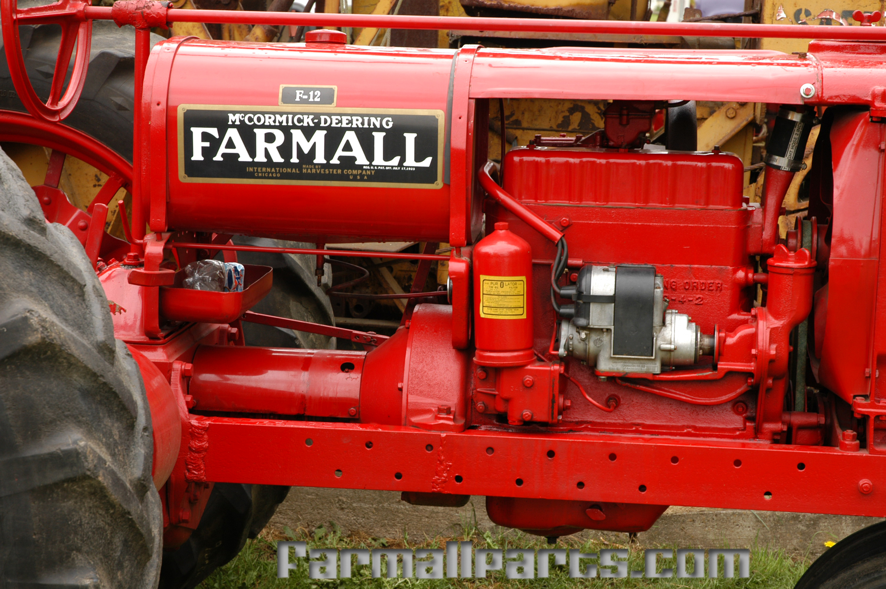 International Harvester Farmall McCormick-Deering Farmall F-12 with Red Paint