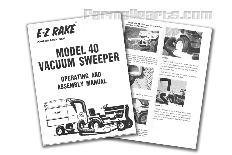 EZ Rake Vacuum Sweeper Farmall Parts International Harvester