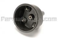This cap fits International type distributors. (most common)
These tractors commonly came with International distributors: International A, B, C, Cub, H, M, Super A, Super C, Super H, Super M, W4, W6, W9, 100, 130, 140, 200, 230, 240, 300, 330, 340, 350, 400, 404, 424, 444, 450,454, 504, 600, 650 gas/diesel