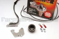 Electronic Ignition  for Cub, Cub Lo-Boy with 6 volt positive ground systems- Pertronix Electronic Ignition Module Replaces Points and Condenser. Use on tractors with 6 volt POSITIVE ground system only.(FOR 12 VOLT NEGATIVE FP24274, OR  12 VOLT POSITIVE ORDER #FP24273)  

Use with distributor 353898R1 or 357935R91 on: CUB , CUB Lo-Boy, Cub 154 Lo-Boy, 184, Cub 185 Lo-Boy, A, AV, Super A, Super AV, BN, C, SUPER C, H, HV, SUPER H, SUPER HV, M, MV, SUPER M, SUPER MTA, SUPER MD, SUPER MDV, 100, 130, 140, 200, 230, 240, 300, 330, 340, 350, 400, 404, 424, 444, 454, 504, 600, 650 


Also fits: 

Electronic Ingnition IH 6V P 
  burn, pit, and corrode
No moving or rubbing parts to wear out 
Electronics are molded in epoxy, eliminating deterioration from dirt, oil,grease, or moisture
Fits entirely inside the distributor
Stable timing, no need for adjustments
No complicated wiring makes installation easy 
 
 International Cub, Cub Lo-Boy, 154 Lo-Boy, Cub 184, Cub 185, A, Super A, B, C, Super C, H, Super H, HV, Super HV, M, Super M, MV, Super MV, Super MD, SuperMDV, Super MTA, 100, 130, 140, 200, 230, 240, 300, 330, 340, 350, 400, 404, 424, 444, 454, 504, 600, 650, 4 series Super 4 series, 6 series, Super 6 series, 9 series, Super 9 series gas/diesel using International distributor 

6 volt positive ground 

Test results show that the Ignitor delivers twice the voltage to the spark plugs, increasing horsepower, fuel economy, and spark life