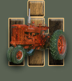 International Harvester IHC Farmall Tractor Decal 3.5" x 3.5" 