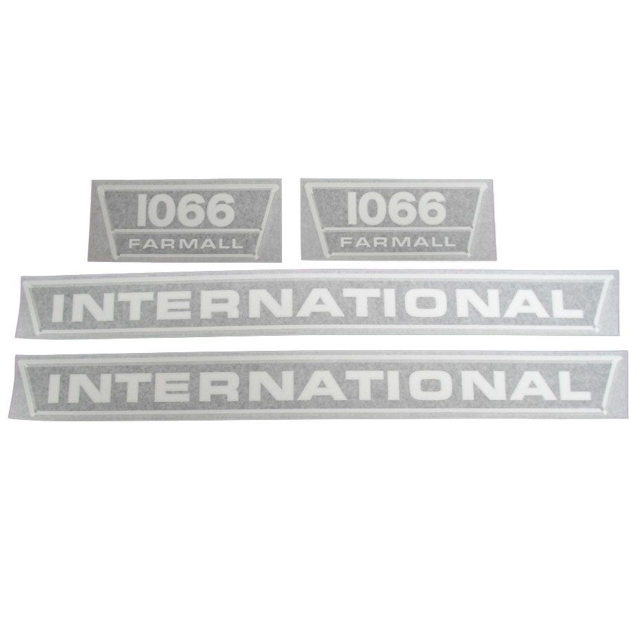 International Harvester Decal Set 1066 International Harvester Hood Decal Kit