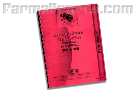 Farmall International 300 350 400 450 Implement Parts Manual 