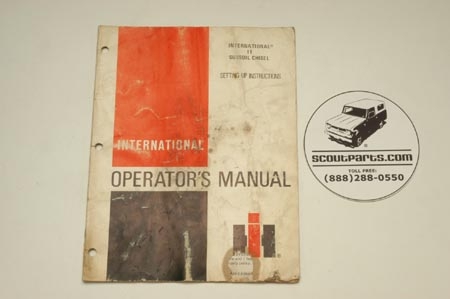 Operators Manual - Subsoil Chisel