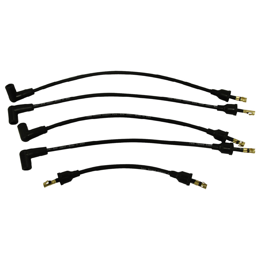 International Harvester Spark Plug Wire Set Custom Spark Plug Wire Set for 4 Cyl Case/IH models. Made in USA