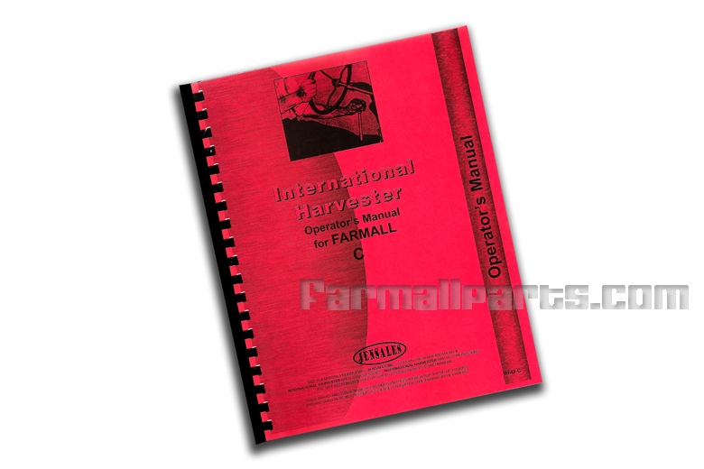 Operators Manual - Farmall C