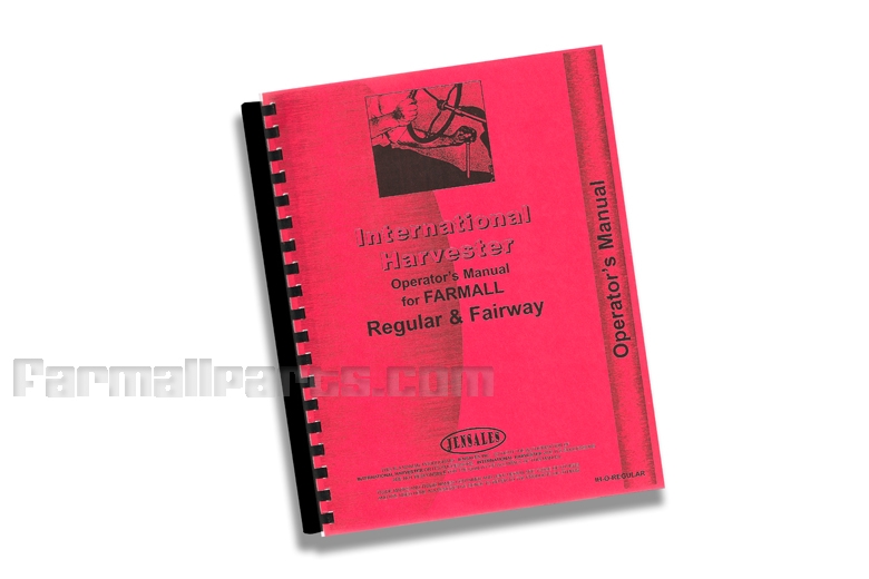 Operators Manual IH Farmall Regular