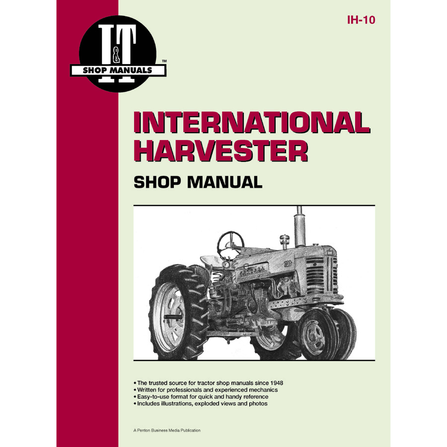 International Harvester Service Manual 80 pages. Does not include wiring diagrams.