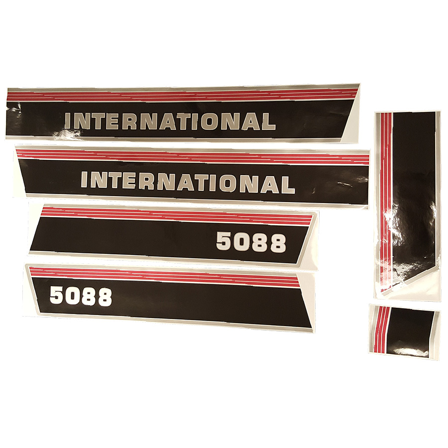 International Harvester Decal Set 5088 International Hood Decal Set - No Cab