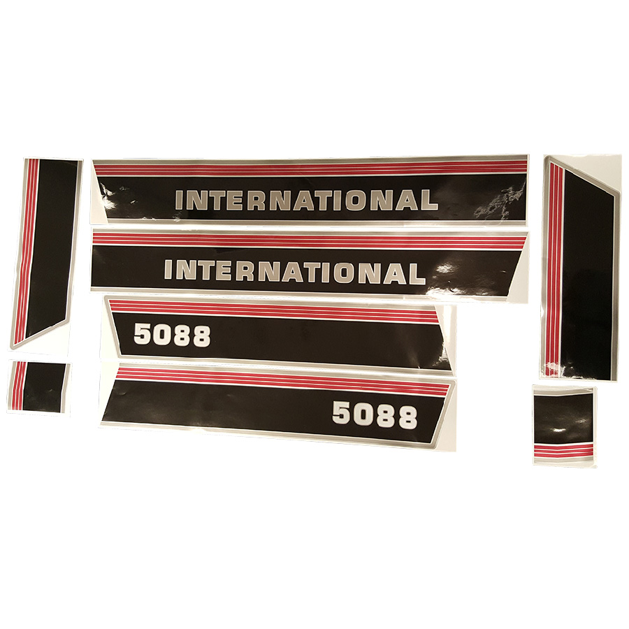 International Harvester Decal Set 5088 International Hood Decal Kit