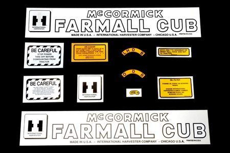 Decal Set - Farmall Cub
