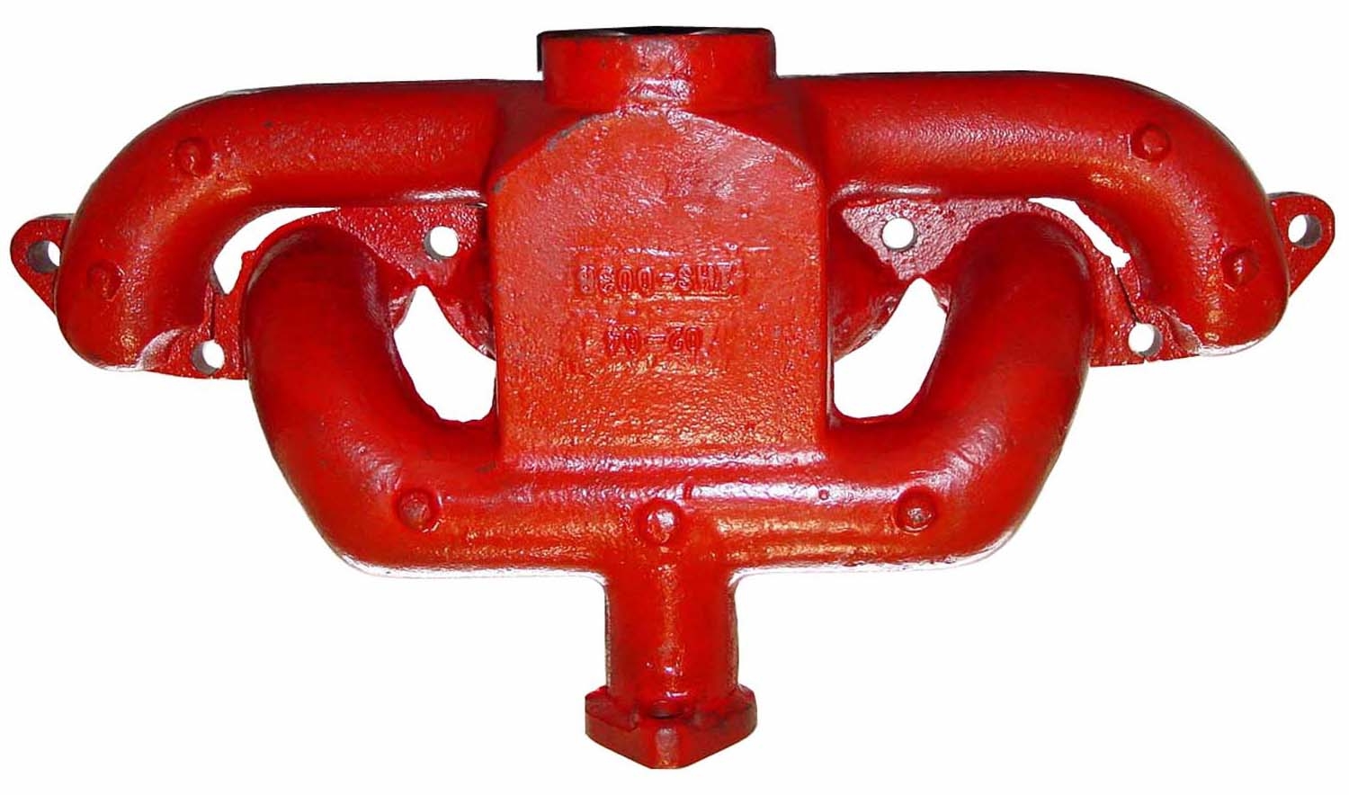 MANIFOLD WITH EXHAUST PIPE - Farmall M, SUPER M, W6, T6, 400, W400, 450