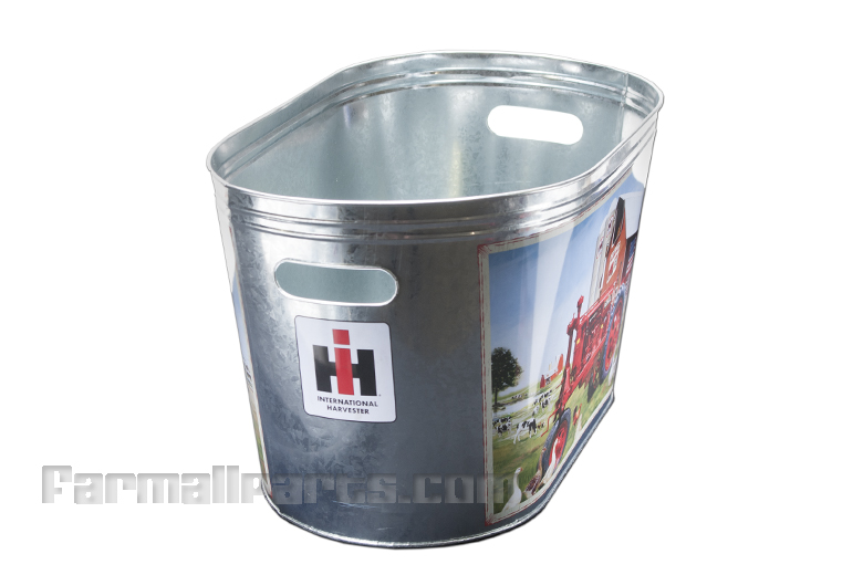 Utility Bin Farmall Galvanized Sheet Metal Steel Toys, Books