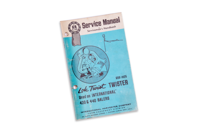 Lok Twist Twister Service Manual for IH Balers