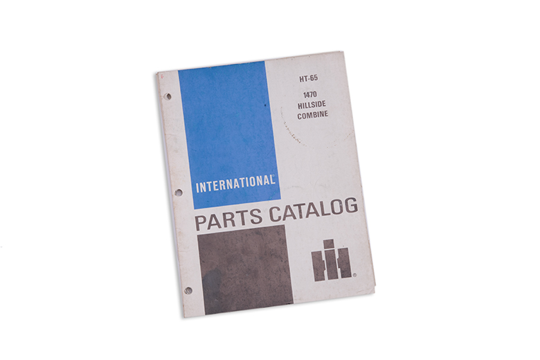 International Parts Catalog Hillside Combine