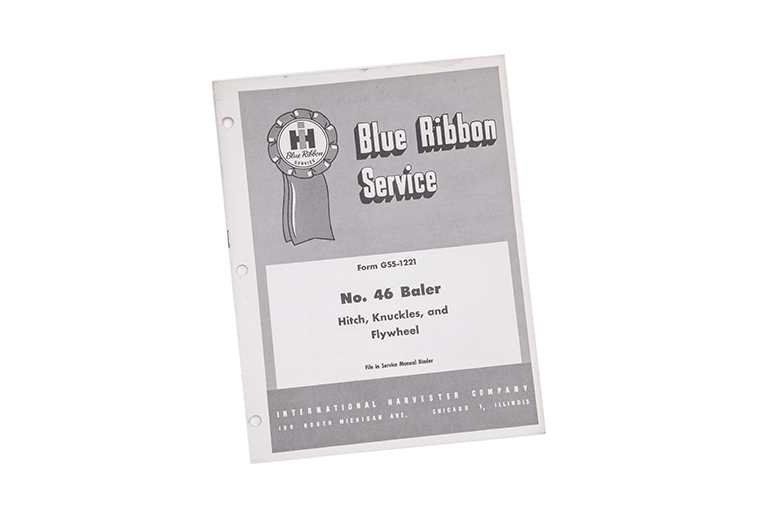 Blue Ribbon service international harvester No. 46 Baler