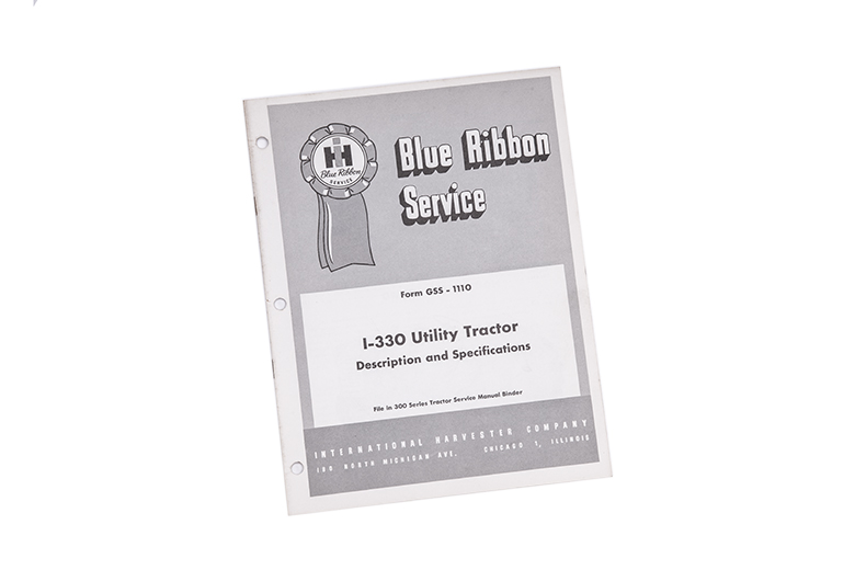 Blue Ribbon Service international I-330 utility tractor