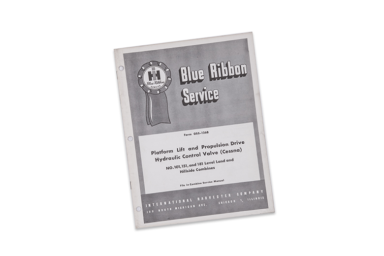 Blue Ribbon Service manual International Main Axle Asembly