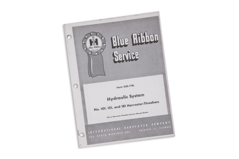 Blue Ribbon Service manual Hydraulic System