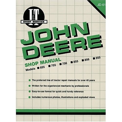 Shop Manual John Deere 655,755,756,855,+ 32586303