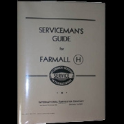 SERVICEMAN'S GUIDE FOR FARMALL (H)      31359303