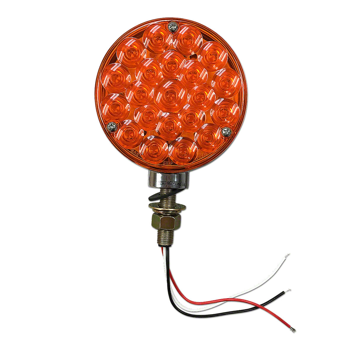 Universal 12-Volt LED Fender and Cab Warning Light, amber and red