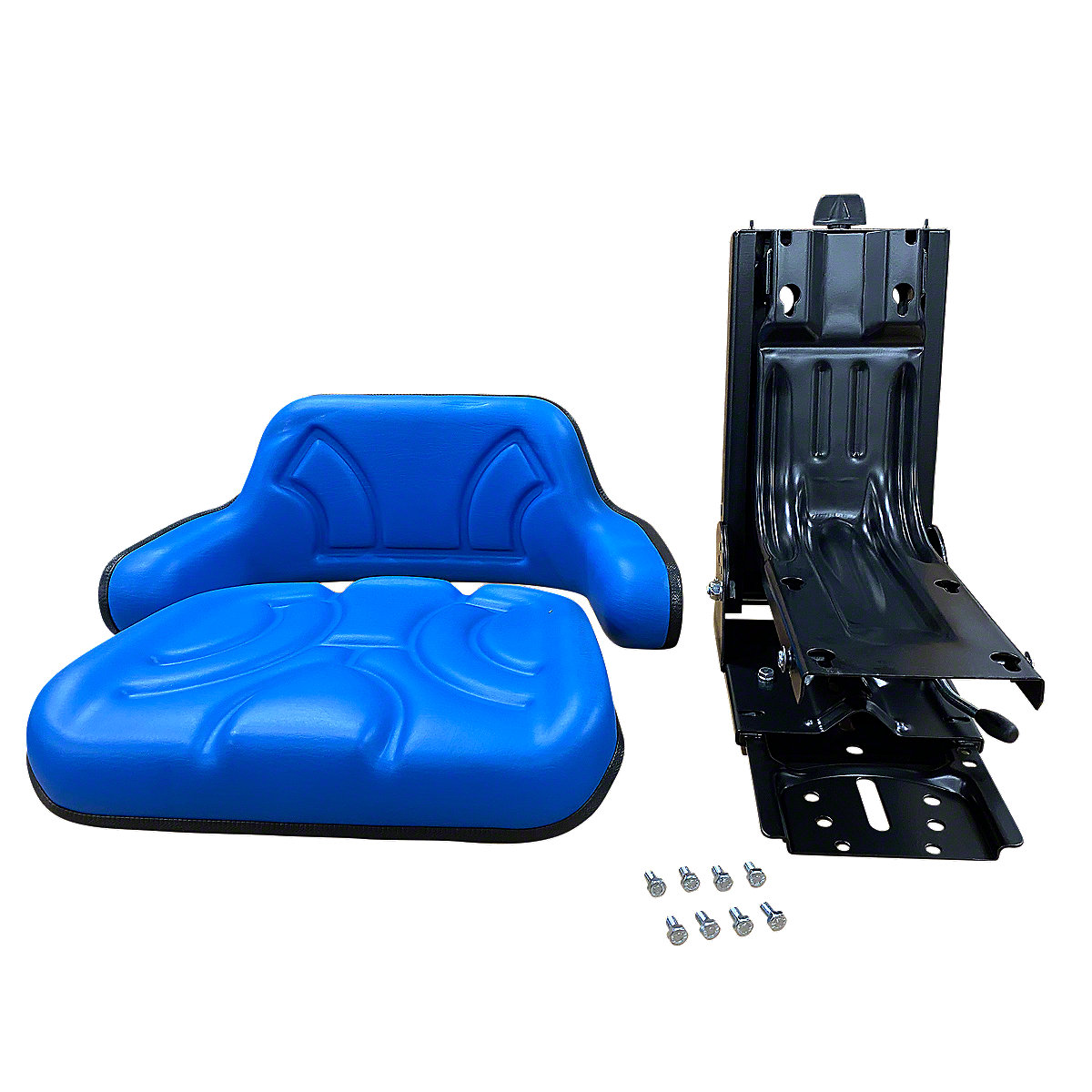Universal full suspension Seat for Utility tractors, Blue