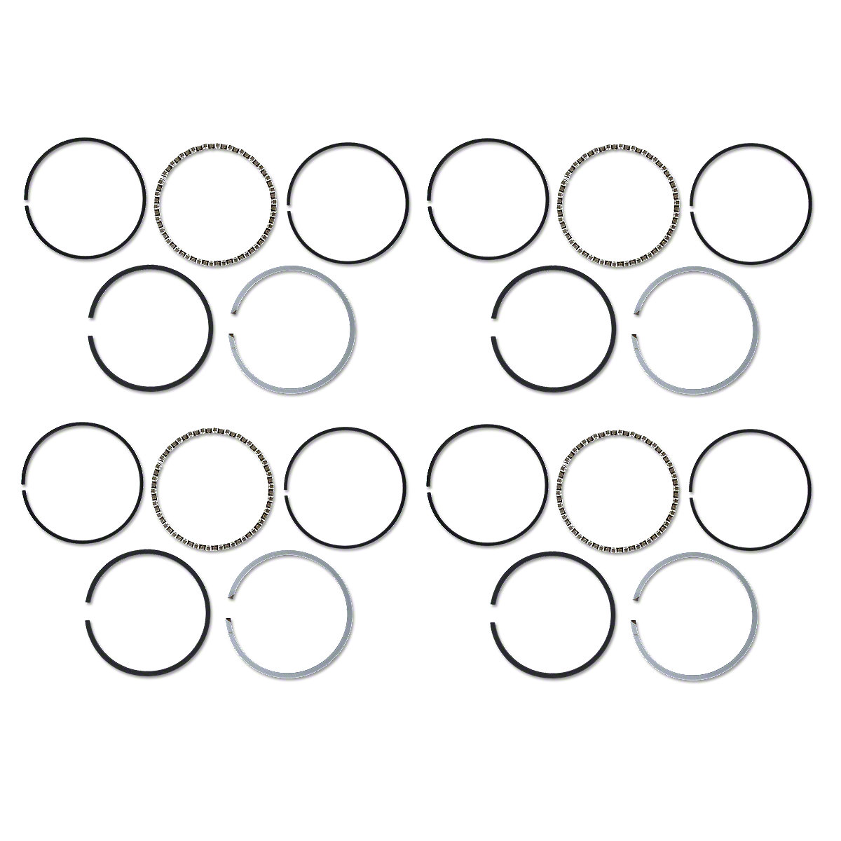 Piston Ring Set 4-Cylinder