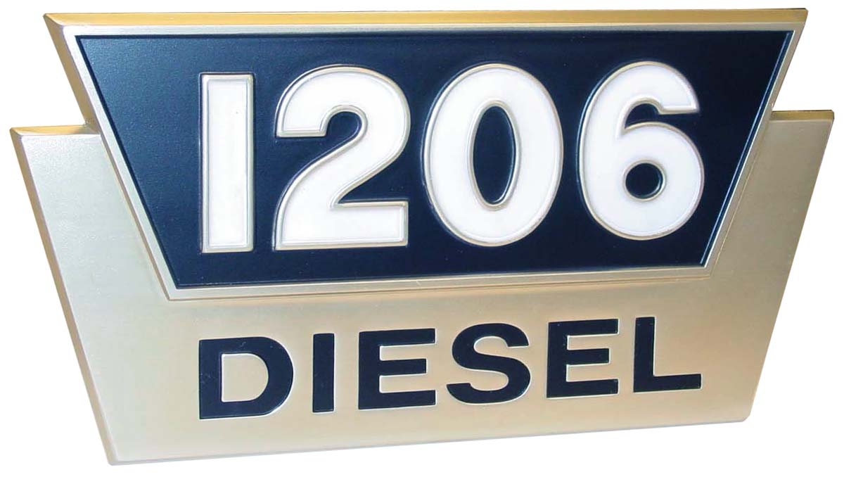 1206 Diesel farmall EMBLEM - Decals and Emblems - Farmall Parts ...