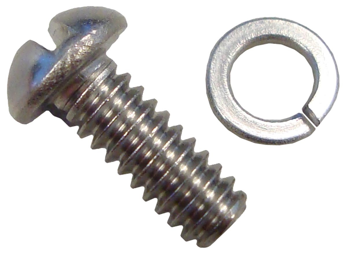 ROUND HEAD SCREW AND WASHER FOR HOOD DOG LEGS (2 PCS)