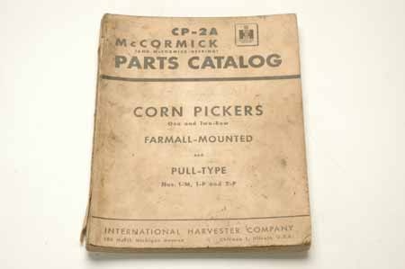 Corn Pickers Parts Catalog CP-2A
