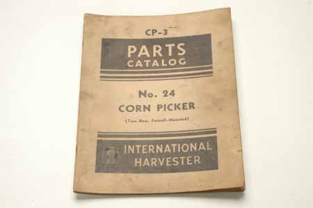 CP-3 No. 24 Corn Picker Parts Catalog