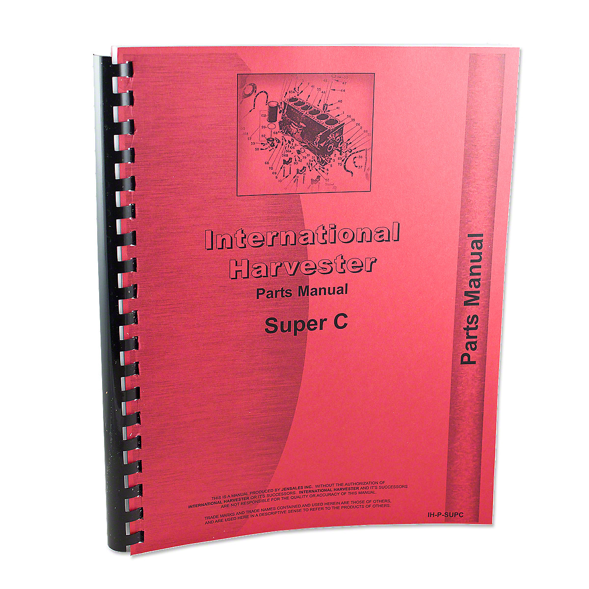 International Harvester Farmall Super C Tractor, Parts Manual