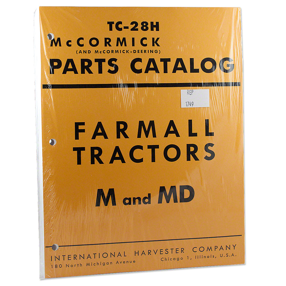 International M, MD, MV, MDV Parts Manual Reprint