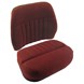Cushion Set, Red Fabric, Deluxe Style - (2 pc.)