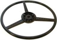 Tilt Steering Wheel 16 Diameter, 7/8 36 Splined Hub. Fit Tractors: 706, 756, 766, 806, 826, 856, 956, 1026, 1066, 1256, 1456, 1466, 1468, 1566, 1568, HYDRO 100 USE With Cap 26146.