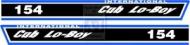 Hood Decal- A set for both sides of tractor