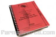 For  Super A and Super AV. This parts manual gives you exploded views of all the parts and assemblies and a parts listing. This manual is a new reproduction of the original that came with your tractor. 304 pages.