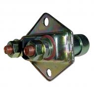 Manual starter switch, 6 or 12 volt, single pull, single throw (SPST) . Two (2)-position, two (2) terminal. 100 amp capacity. Mount hole 7/8.
Part Reference Numbers: 1996487;356913R91;64931H;DR405C
Fits Models: H; HV; M; MD; MDV; MV; Super M; SUPER MD; SUPER MTA