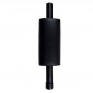 Vertical Muffler   1066		 1466		 1566		 4366

        Black finish
        12 inlet length
        3-3/4 inlet inside diameter
        23 shell length
        8-3/4 outlet length
        3-1/2 outlet outside diameter
        44 overall length