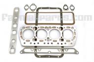  F20 engine gasket set.  Set includes; carburetor, head, intake & exhaust manifold, valve cover, water inlet elbow, water inlet manifold, water outlet manifold gaskets. The set does not include the timing cover gasket, nor the rear main seal. 

    