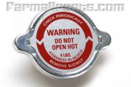 Radiator Cap, Farmall 100, 140, 200, 230, 300, 330, 350, 400, 450, 460, 560, 600, 650, 660
