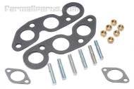 Kit includes a gasket set for the exhaust manifold, and 6 new studs and nuts.