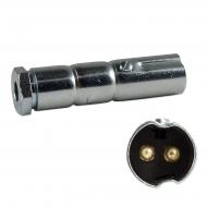 Specifications
Plated brass pins
0.760 diameter
3.045 total length
0.340 hole diameter for wires


