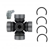 Specifications
2.305 cap to cap
0.968 cap diameter

B		Following Farmalls as a steering U-joint
BN		Following Farmalls as a steering U-joint
C		Following Farmalls as a steering U-joint
Super C		Following Farmalls as a steering U-joint
H		Following Farmalls as a steering U-joint
HV		Following Farmalls as a steering U-joint
Super H		Following Farmalls as a steering U-joint
Super HV		Following Farmalls as a steering U-joint
M		Following Farmalls as a steering U-joint
MD		Following Farmalls as a steering U-joint
Super M		Following Farmalls as a steering U-joint
Super MD		Following Farmalls as a steering U-joint
Super MDV		Following Farmalls as a steering U-joint
MDV		Following Farmalls as a steering U-joint
Super MDV-TA		Following Farmalls as a steering U-joint
Super MTA		Following Farmalls as a steering U-joint
MV		Following Farmalls as a steering U-joint
Super MV		Following Farmalls as a steering U-joint
Super MVTA		Following Farmalls as a steering U-joint
Hydro 100		
200		Following Farmalls as a steering U-joint
230		Following Farmalls as a steering U-joint
240		Following Farmalls as a steering U-joint
21456	as a tilt wheel U-joint	
300		Following Farmalls as a steering U-joint
340		Following Farmalls as a steering U-joint
350		Following Farmalls as a steering U-joint
400		Following Farmalls as a steering U-joint
404		Following Farmalls as a steering U-joint
424		Following Manual Steering Only
444		Following Manual Steering Only
450		Following Farmalls as a steering U-joint
460		Following Farmalls as a steering U-joint
504		Following Farmalls as a steering U-joint
560		Following Farmalls as a steering U-joint
706	as a tilt wheel U-joint	
756	as a tilt wheel U-joint	
766	as a tilt wheel U-joint	
806	as a tilt wheel U-joint	
826	as a tilt wheel U-joint	
856	as a tilt wheel U-joint	
966	as a tilt wheel U-joint	
1026	as a tilt wheel U-joint	
1066	as a tilt wheel U-joint	
1256	as a tilt wheel U-joint	
1456	as a tilt wheel U-joint	
1466	as a tilt wheel U-joint	
1468	as a tilt wheel U-joint	
1566	as a tilt wheel U-joint	
1568