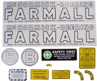 MYLAR DECAL SET --- SPECIAL ORDER ONLY. ALLOW ONE ADDITIONAL WEEK FOR DELIVERY
CAUTION: INSPECT ALL DECAL PIECES BEFORE APPLYING TO TRACTOR. NO REFUNDS ON MYLAR DECALS IF APPLIED TO SURFACE AND / OR IF DAMAGED. NO REFUNDS ON VINYL CUT DECALS. STORE IN A COOL, DRY PLACE.