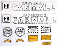 MYLAR DECAL SET --- SPECIAL ORDER ONLY. ALLOW ONE ADDITIONAL WEEK FOR DELIVERY
CAUTION: INSPECT ALL DECAL PIECES BEFORE APPLYING TO TRACTOR. NO REFUNDS ON MYLAR DECALS IF APPLIED TO SURFACE AND / OR IF DAMAGED. NO REFUNDS ON VINYL CUT DECALS. STORE IN A COOL, DRY PLACE. 