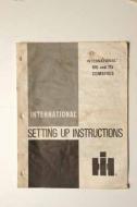 IHMANUAL 615 And 715 Combines Setting Up instructions