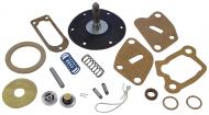 COMPLETE FUEL PUMP REPAIR KIT --- NOT FOR USE WITH METHANOL BLENDED GAS --- THIS KIT IS FOR THE LATE AC REPLACEMENT PUMPS (P/N: 1521394) WITH A CAGED CHECK VALVE; ALSO THE DIAPHRAGM IS PEENED ONTO THE SHAFT. --- CONTAINS: DIAPHRAM, MOUNTIING GASKETS, FUEL BOWL SCREEN AND GASKET, PIVO --- International Applications: F12, F14, I12, O12, O14, W12, W14 --- Replacement Part #: KIT FOR PUMP # 1521394